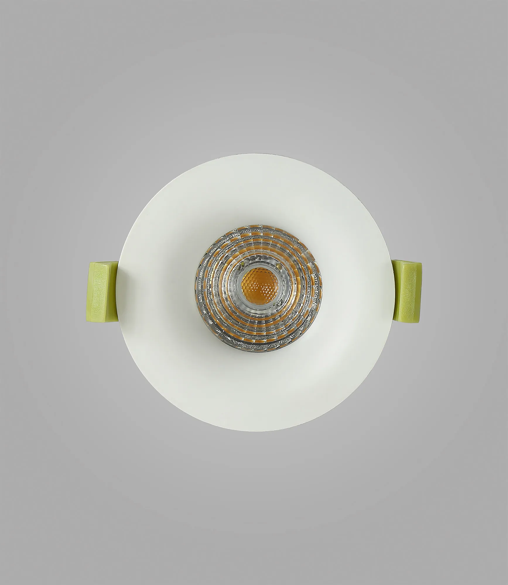 Bruve GU10 Recessed Round Matt White IP65 Downlighter, Cut-Out 68mm DX200400  Dlux Bruve IP65